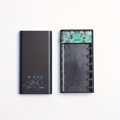 TEMU 6-section 18650 Diy Power - No-welding Battery Case With Detachable Shell | Portable Charger Module For Power Bank Image
