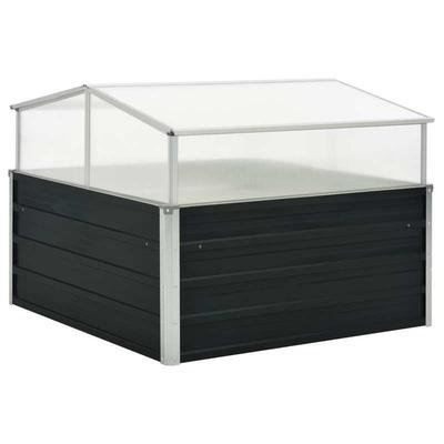 TEMU Greenhouse 100x100x77cm Galvanized Steel Image