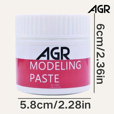TEMU 1ps/100ml/modeling Paste, Sculpting Material, Thick Layering, With Acrylic Paints, 3d Effect In Artwork, Quick Dry, Crack-resistant, Non-waterproof For Artists And Students Image