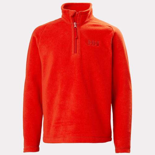 Helly Hansen Junior's Active Half Zip Fleece Jacket Red 140/10