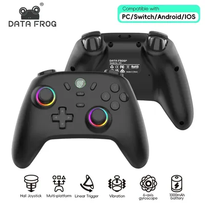 DATA FROG Wireless Switch Controller Bluetooth S13 Gamepad mit Hall-Effekt für Nintendo Switch Image