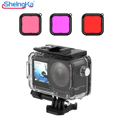 40M Waterproof Case for DJI Osmo Action 5 Pro 4 3 Diving Housing Underwater Camera Accessories Dive Photography