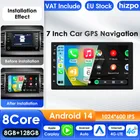 Hizpo 7'' Autoradio Auto Radio 2 Din Android 13 GPS Navigation AutoRadio Autoradio 7" Wifi RDS Audio Universal Auto Multimedia