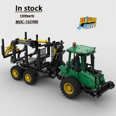 MOC- 102400 Fracht 1010D 6x6 Agent Transport Auto Modell 1569 Teile MOC Kreative Junge Kinder Image