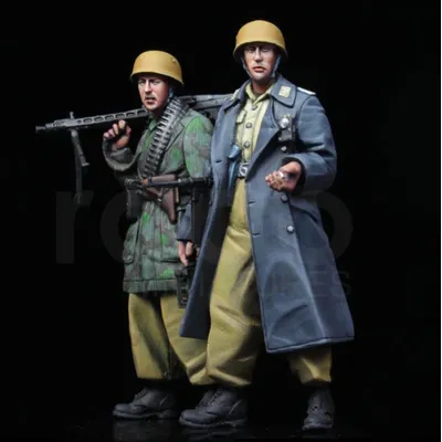 1/35 Modellbausatz Resinbausatz 35644 MG42 Maschinengewehrgruppe Herbst Image