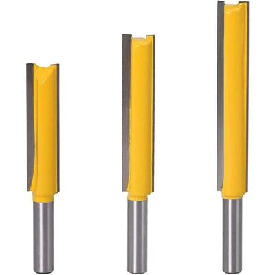 Tonchean - Fräser-Set für Winkelschleifer, 8-mm-Schaft, gerades Spannzangen-Set, Image