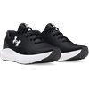 Laufschuh UNDER ARMOUR "UA Charged Surge 4", Gr. 49,5, schwarz-weiß (schwarz, weiß), Textil, Synthetik, sportlich, Schuhe