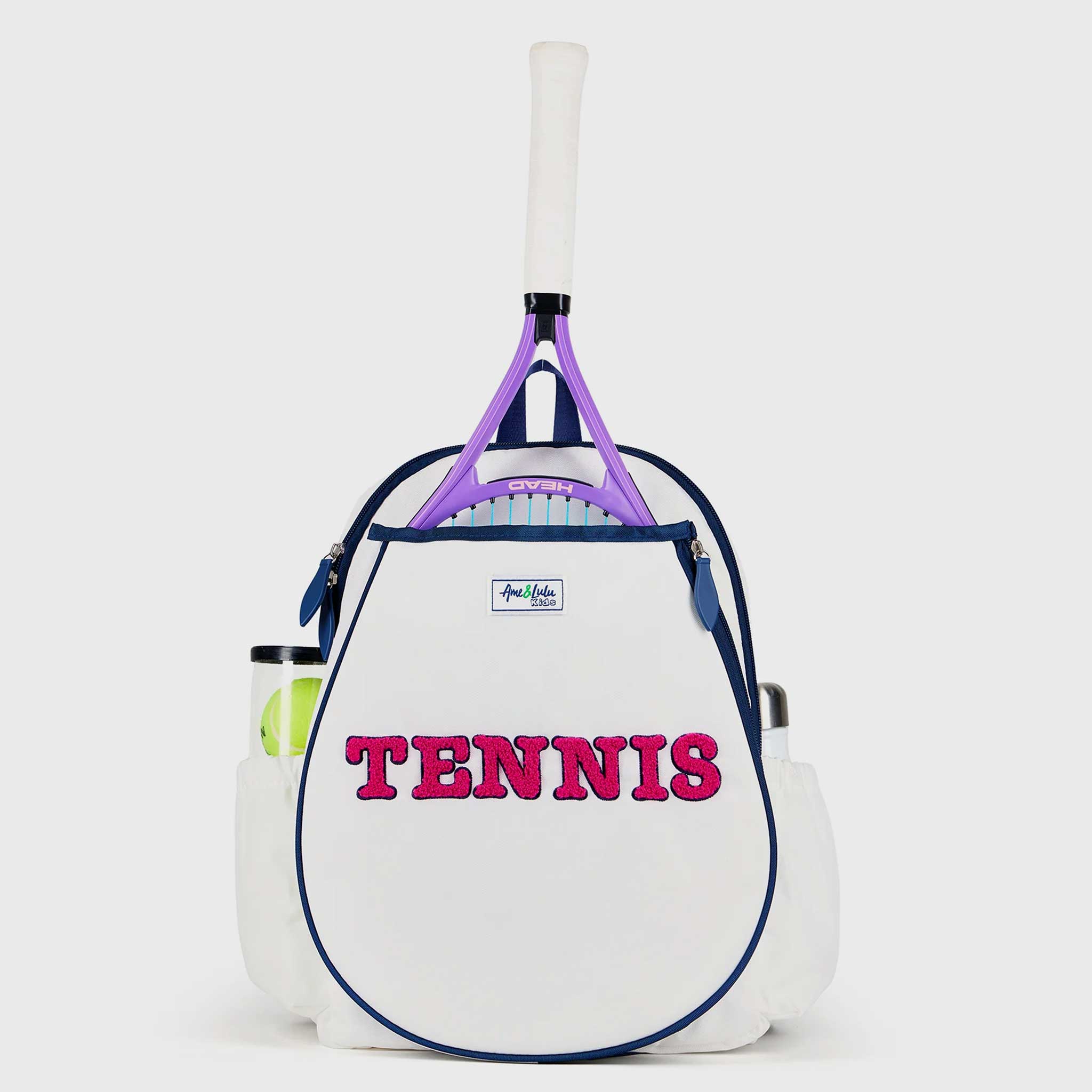 Ame and Lule Big Love Tennis Kids' Backpack Tennis Bags Tennis Varsity Patches