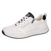 Sneaker WALDLÄUFER "H-MATTI", Herren, Gr. 10,5 (45), schwarz-weiß (weiß, schwarz), Leder, Textil, sportlich, Schuhe, Schnürschuh, Halbschuh, Freizeitschuh, Komfortweite H (= sehr weit)