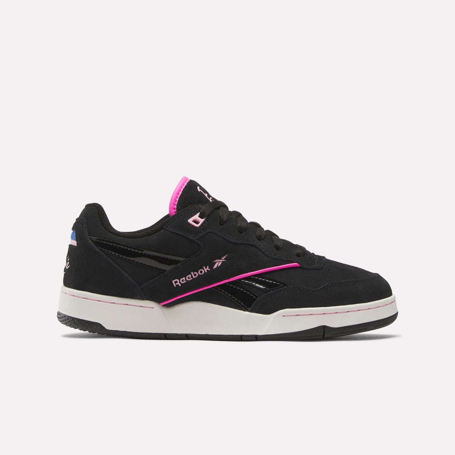Reebok Mens X Barbie BB 4000 II Trainers in Black Pink - Size UK 5.5 | Reebok Sale | Discount Designer Brands
