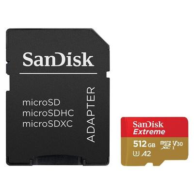 SanDisk Speicherkarte microSDXC-Card Extrem 512 GB