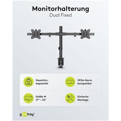 goobay Bildschirm-Schwenkarm »Fix« schwarz