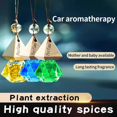 8ML Car Air Fresheners Pendant Essential Oils Odor Eliminator Aroma Diffuser Hanging Car Fragrance Perfumes Aromatherapy