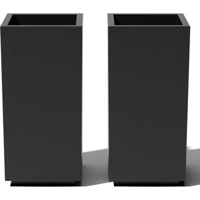 Pedestal Planter - Tall Planter for Indoor or Outdoor Front Porch | All-Weather Use with Removable