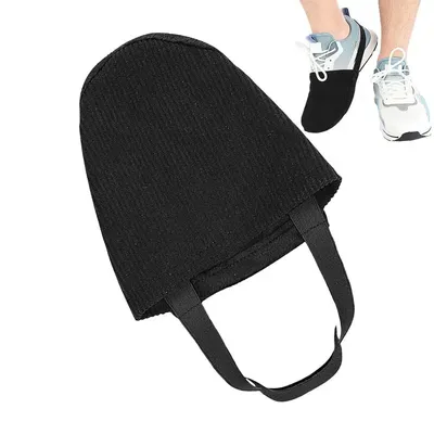 1pc Elastic Band Bowling Shoe Sliders Smooth Sliding Bowling Ball Shoes Covers Velvet Bottom Shoe