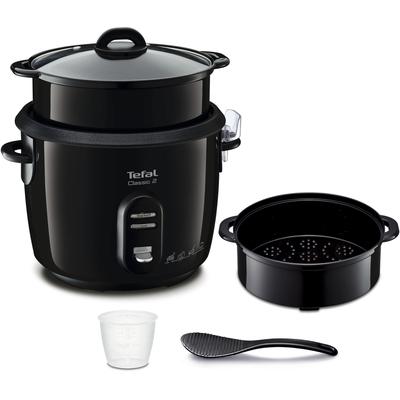 TEFAL Reiskocher "RK1038 New Classic", schwarz, B:31cm H:30,37cm T:31,62cm, Reiskocher, 2 Programme, 5 L Kapazität, Warmhaltefunktion, Dampfgarfunktion Image