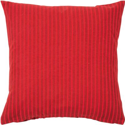 Dekokissen PAD "Fiora", rot (rot, gestreift), B:50cm L:50cm, Baumwolle, Dekokissen_Sitzkissen_Kissenhüllen, einzigartiges Design, Kissenhülle ohne Füllung, 1 Stück Image