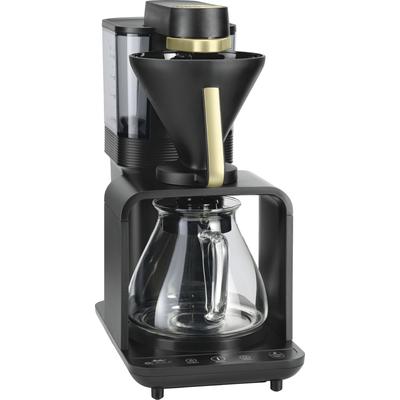 MELITTA Filterkaffeemaschine "epour 1024-11 Schwarz/Silber", schwarz (schwarz, gold), 1 l, 8 Tasse(n), Kaffeemaschinen Image