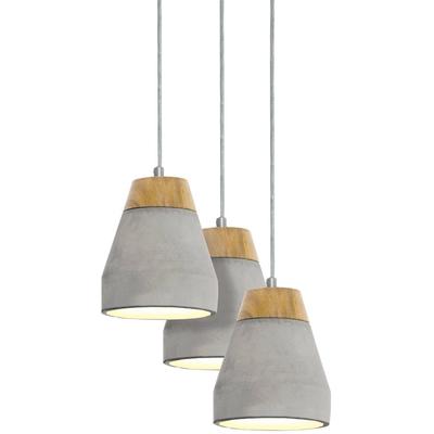 EGLO Pendelleuchte "TAREGA", grau (grau, braun), Lampen, Hängeleuchte, Hängelampe Image