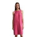 Midikleid MARC O'POLO "in A-Linie geschnitten", Damen, Gr. 32, Normalgrößen, blushed pink, Obermaterial: 100% Leinen; Futter: 100% Baumwolle, unifarben, figurbetont kurz, ohne Ärmel, Kleider