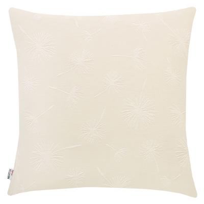 Dekokissen NEUTEX FOR YOU "Fresh" Gr. 2, beige (creme, geblümt), B:40cm L:60cm, Baumwolle, Polyester, Dekokissen_Sitzkissen_Kissenhüllen, Kissenhülle ohne Füllung, 1 Stück Image