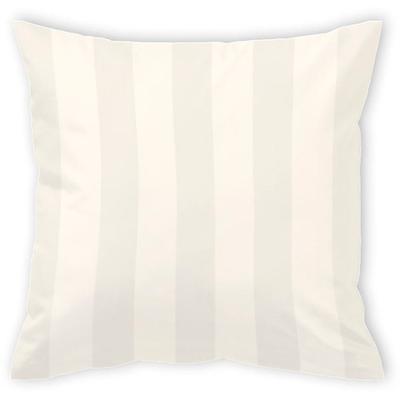 Kissenbezug CURT BAUER "Como", beige, B:40cm L:40cm, Mako-Brokat-Damast, Obermaterial: 100% Baumwolle, Kissenbezüge, Blockstreifen Image