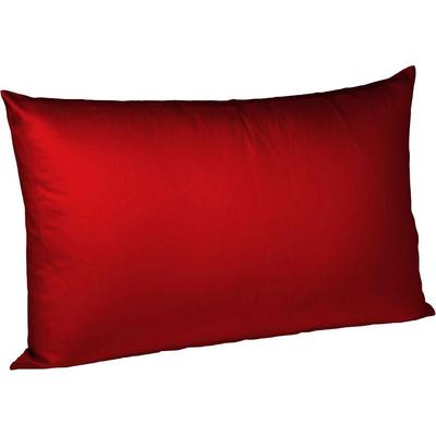 Kissenbezüge FLEURESSE "Colours", rot (bordeaux), B:40cm L:60cm, Interlock-Jersey, Obermaterial: 100% Baumwolle, Kissenbezüge, edler, bügelfreier Interlock-Jersey aus 100% Baumwolle Image