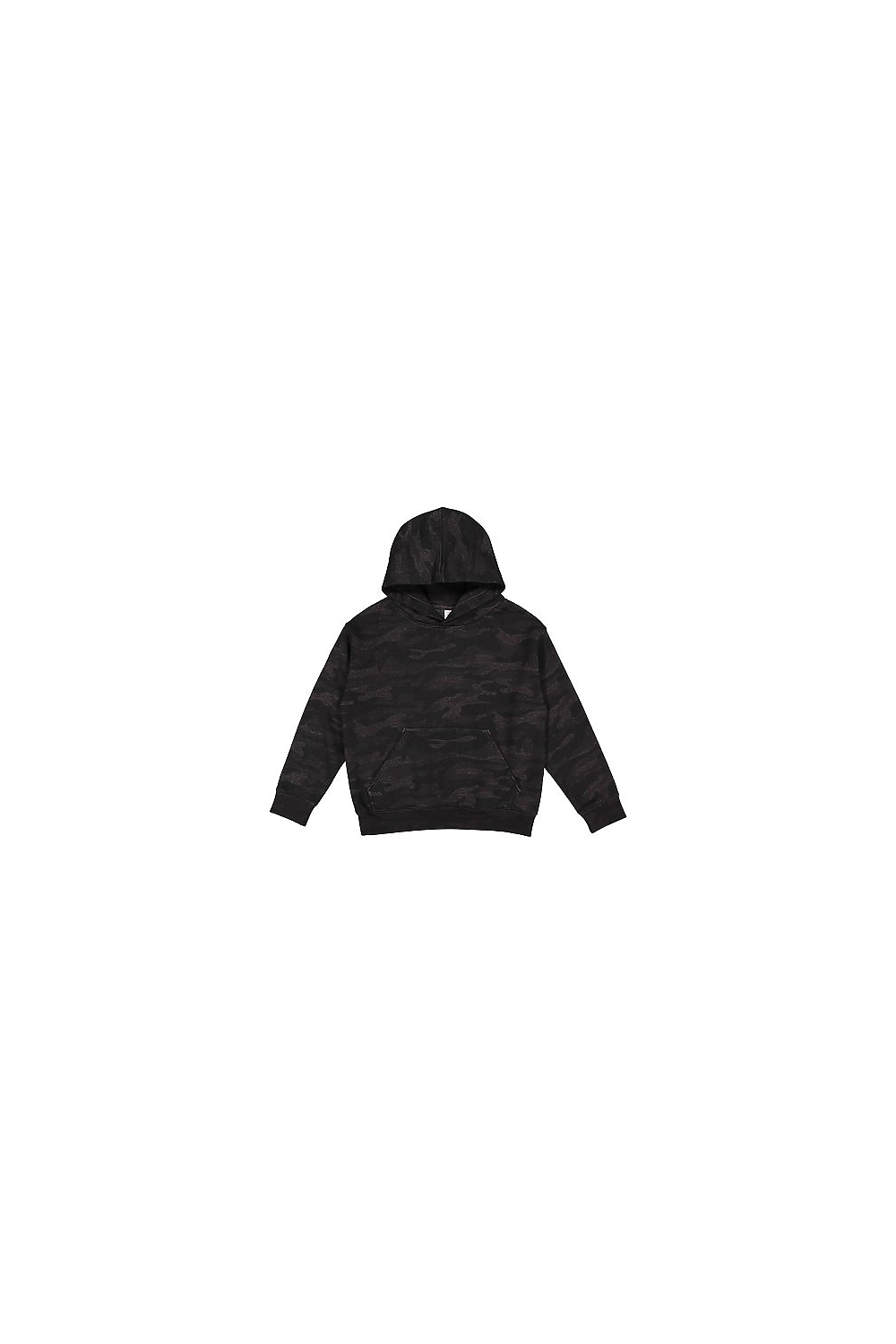 LAT 2296 Youth Fleece Hoodie Sweatshirt in Storm size XS LA2296