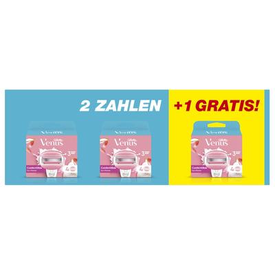 Gillette Venus Comfortglide Spa Breeze in Pink 3x4St. Image