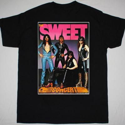 TEMU Vtg L Cotton Tshirt Black Graphic Tee For Men Women, All Sizes, Casual Round Neck, Cotton, , Adult Apparel, Apparel| Retro Concert Shirt| Graphic Print, Image