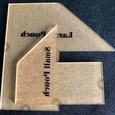TEMU Cosmetic Bag Toiletry Bag Clutch Template Sewing Machine Essential Template - Enthusiast's Aid Tool Sketch Pattern Image