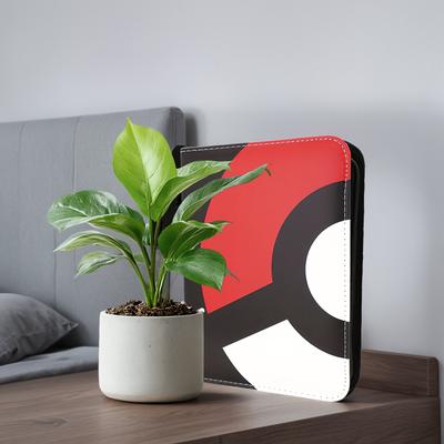 TEMU 1pc Card Collection Album With 400 Pockets Fashionable Design, Card Holder Suitable For High-quality Cards Image