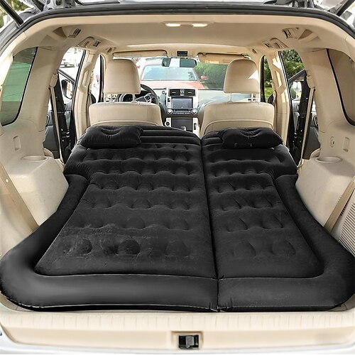 Matelas pneumatique de camping, coussin gonflable épais pour voiture, avec pompe à air électrique, matelas de couchage portable pour voyage et camping