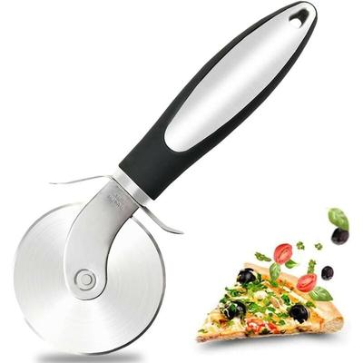 Pizza-Messer, Pizzaroller mit Antihaft-Griff, Professionelle Aufschnittmaschine, Image
