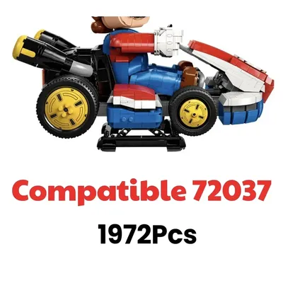 Kreative 72037 Standard Kart Auto Baustein Technische Modell Kit Kinder Pädagogisches Spielzeug Für Image