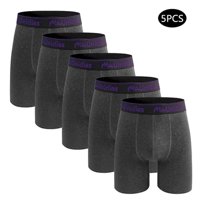 5 stücke Lange Schlüpfer der Männer Sexy Brief Elastische Band Herren Unterhosen Marke Unterwäsche Image