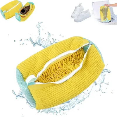 Reusable Person's Anti-Deformation Laundry Bag Polyester Shoe Laundry Bag for Washing MachineWashing Bag Protects Shoes Baskets