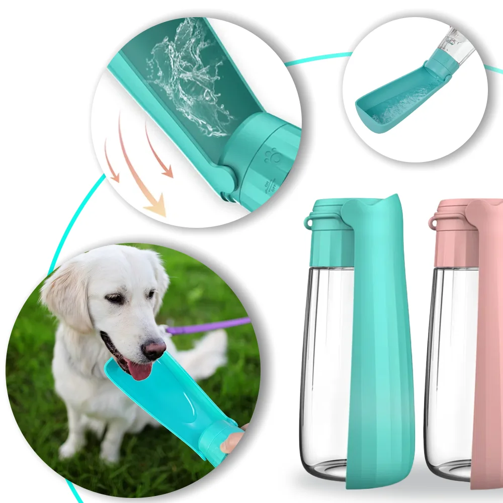 Tragbare Hundewasserflasche, kleine große Hunde, Haustier, Outdoor, Reisen, faltbarer Wasserspender, auslaufsicherer Trinknapf, Labrador Supplies