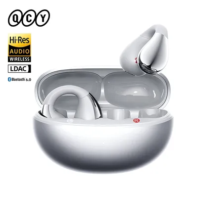 QCY Crossky C30S Drahtlose Open-Ear-Kopfhörer mit hochauflösendem LDAC-Ohrclip-Ohrhörer Bluetooth 6.0 Clip-on OWS-Sportkopfhörer 40 Stunden Image