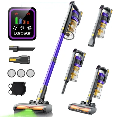 Laresar X11 550 W 55000 PA Saugleistung Akku-Staubsauger Handheld Smart Home Staubbecher 60 Minuten Image