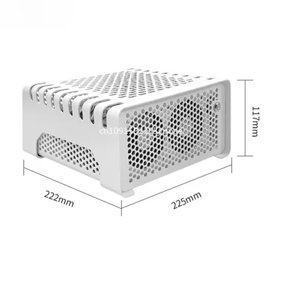 Computer Case Desktop ITX Small Case, Living Room Mini HTPC Horizontal Creative Shell Q3 In Stock
