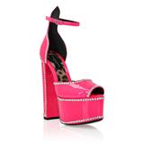Patent Leather Platform Sandals Hi-Heels