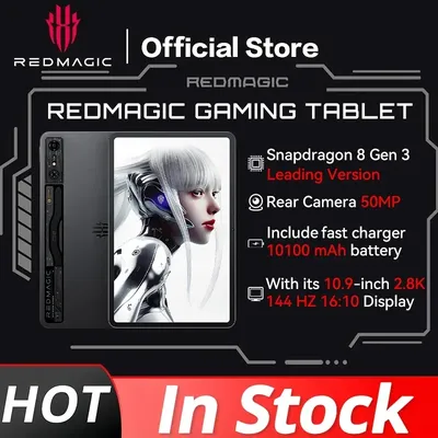 US.EU New Redmagic Gaming Tablet 10.9" Snapdragon 8 Gen 3 Leading Version 10100mAh 50MP include the