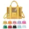 Sac fourre-tout de fête en cuir PU pour femmes, sacs à poignée supérieure à paillettes, mode