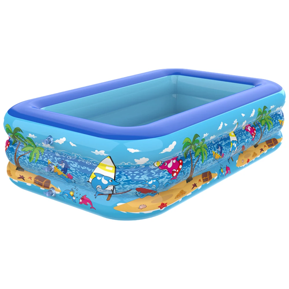 Piscine encadrée motif de dessin animé épaississement piscine piscine de jeu d'eau pour l'été extérieur intérieur