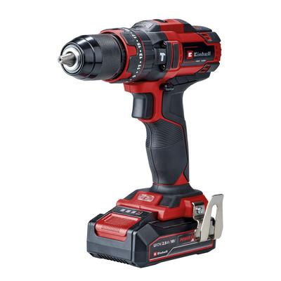 Akku-Schlagbohrschrauber EINHELL "TE-CD 18/44 Li-i", rot (rot, schwarz), B:76mm H:234mm L:201mm, Bohrmaschinen, inkl. Akku und Ladegerät Image