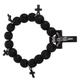 Ornaments Bracelets Women Teen Girls Bead for Charm Men Beaded Bracelet Braclet Wood Jewelry The Cross Man Ornaments