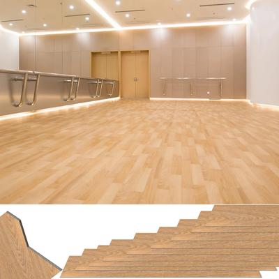 TEMU 2.5/5m² Self-adhesive Vinyl Flooring (18/36pcs) - Non-slip Wood Grain Pvc Floor Tiles, 2mm Thick Laminate For Kitchen Bathroom Living Room Image