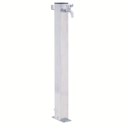 TEMU 100cm Stainless Steel Garden Water Column - Design With Adjustable Flow, Outdoor Furniture For Patios & Lawns Image