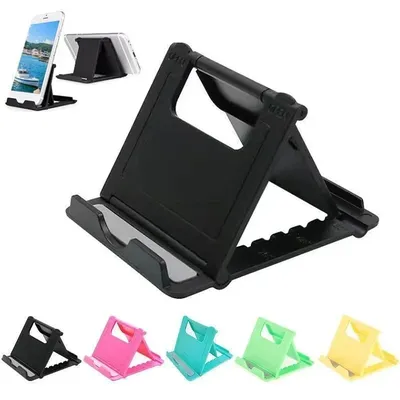 Tablet Stand Portable Universal Folding Plastic Cell Phone Holder Tablet Computer Support for IPad IPhone Samsung Xiaomi Huawei